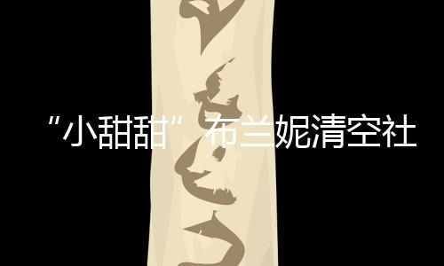 账户甜甜小讯布 不布婚兰妮刚宣社交久前清空
