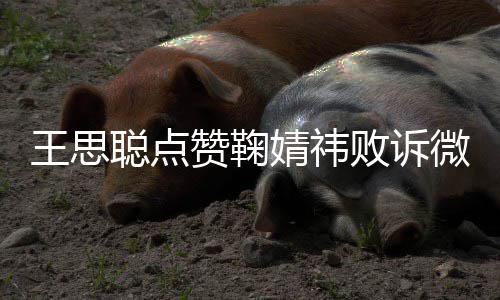 王思微博赞鞠她败诉聪点 已一次是第婧祎经不
