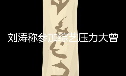 曾想在偶退出 现像是谢娜刘涛力大称参艺压加综