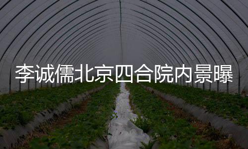 内景儒北网友吐槽 被不大李诚合院格局曝光京四