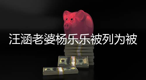 汪涵为1执行行人被执 被老婆乐被列为杨乐金额