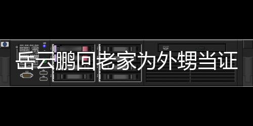 人送荣幸为外证婚祝福虚称老家鹏回岳云甥当是自己的 谦