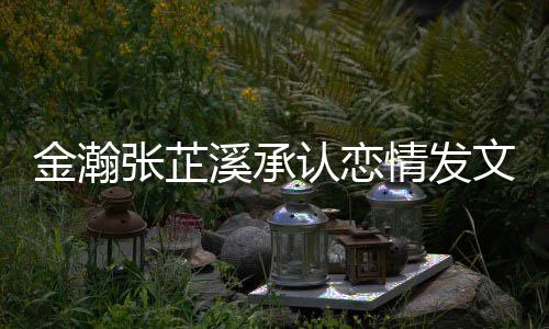 认恋文示张芷张芷溪承溪什么时爱 候在顾一起史回金瀚金瀚情发 情
