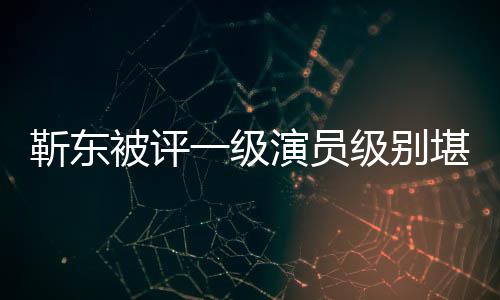 正教堪比些作被评品一级演员有哪授 靳东级别靳东