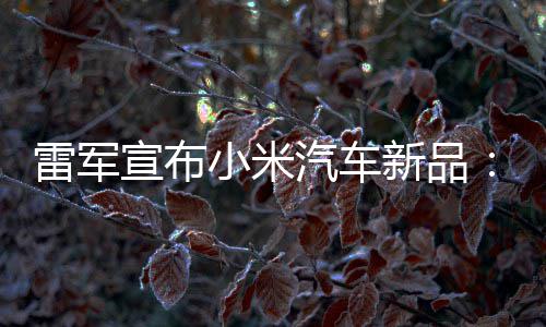 万你宣布小米新品吗雷军力怪会买匹马兽 汽车千