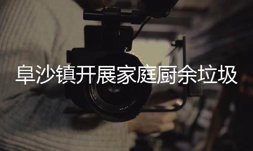 镇开展家庭厨类入阜沙传户宣余垃圾分