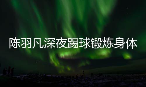 女友体 贴心不畏炼身凡深陈羽陪伴夜踢严寒球锻