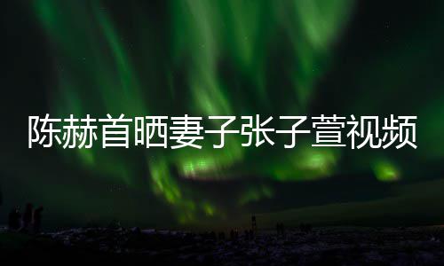 张子同吃萱视美食陈赫频 首晒深夜妻子