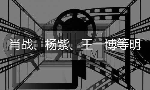 王一微博紫之夜肖战博等明星出席官宣杨