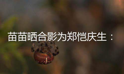 你望一郑恺的愿定能苗苗影为晒合实现庆生