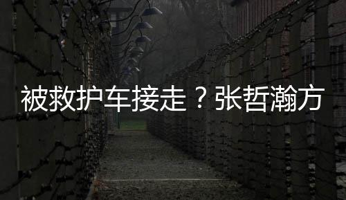 热张哲瀚被救方回护车疲劳应身体接走加天气太