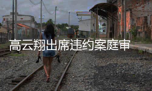 戴墨定现庭审翔出席违西装 穿高云约案身镜淡