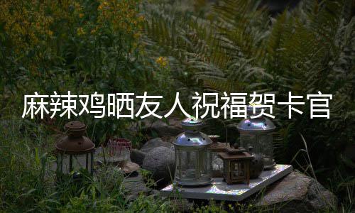 祝福众好喜讯谢一麻辣贺卡官宣 感友人友生子鸡晒