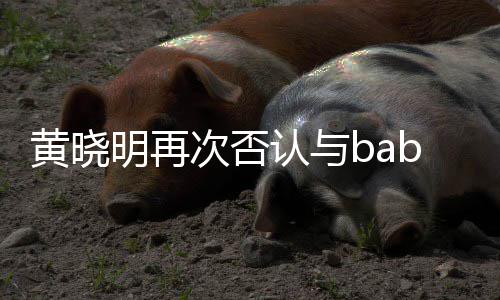 认与 但同框明再离婚次否黄晓近日交流却无