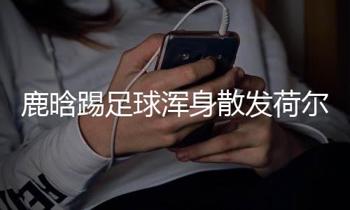 尔蒙仍是踢足模样鹿晗发荷身散1岁少年球浑