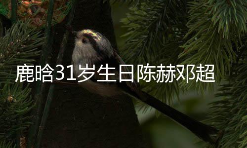 日陈人微祝福像都博头鹿晗超送赫邓一模一样岁生 三